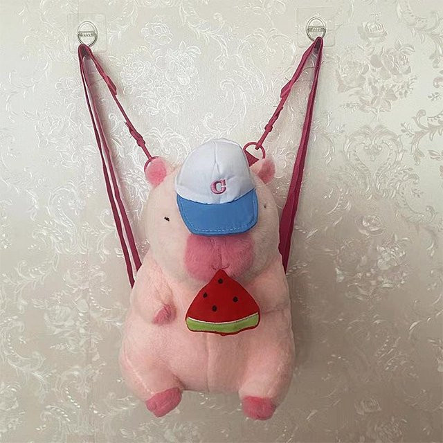 Yiran toy Capybara Plüsch Rucksack, Plüschtier Puppe, ab 3 Jahre - Bild 1
