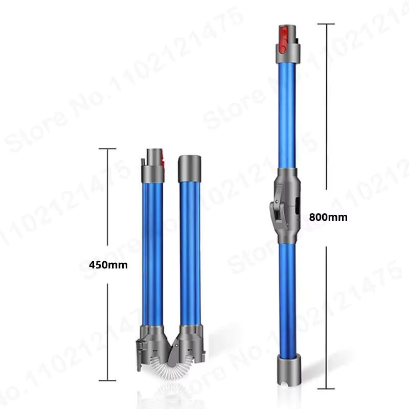 Dyson Ersatz-Aluminium-Verlängerungsrohr in Blau für V11 V10 V8 V7 Staubsauger, flexibel und biegsam - Bild 1