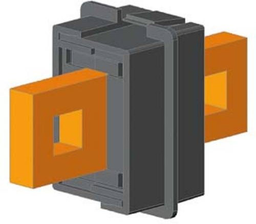Siemens Anschlussterminal 8PQ5000-0BA74 aus Kunststoff in Schwarz, L x B x H: 11,3 x 6,0 x 4,0 cm - Bild 1