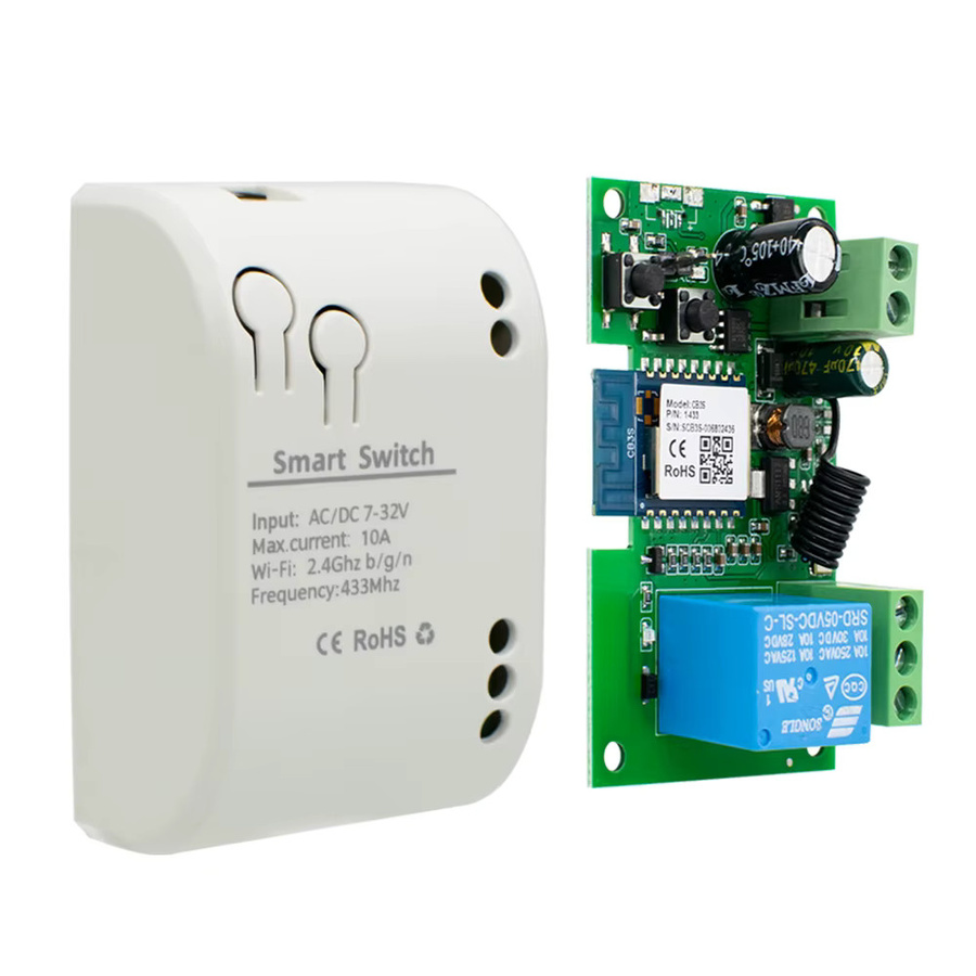 TUYA 1-Kanal RF Smart Switch WLAN Garagentoröffner Relaismodul für Hausautomatisierung 12V 24V 220V AC/DC - Bild 6