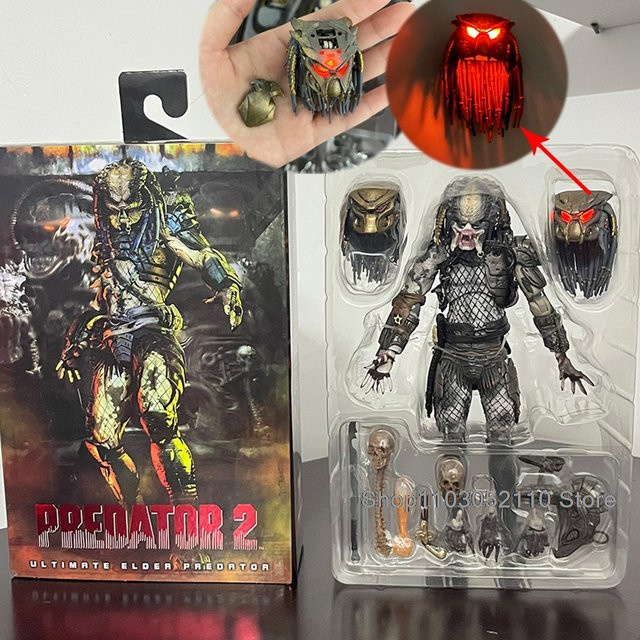 Bandai Predator vs. Alien Edition Elder Predator Figur, mit LED, Actionfigur - Bild 1