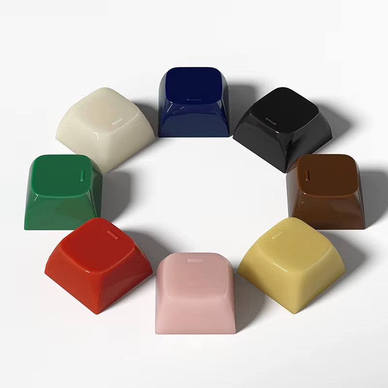 SAFENH XDA Tastenkappen Jelly Clear in Transparent und Multicolour für Gaming-Tastaturen aus PC-Material mit Jade-Textur - Bild 2