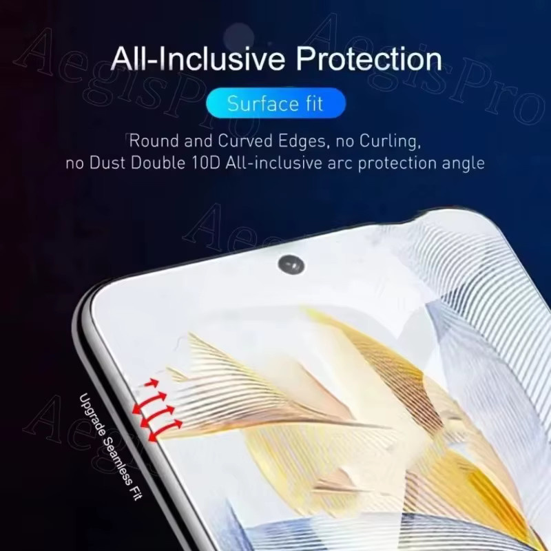 3er Pack Hydrogel-Displayschutzfolie für Honor Magic 3 4 5 Pro, transparent, wasserabweisend und kratzfest - Bild 3