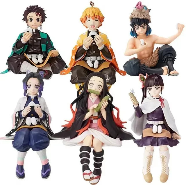 Bandai Demon Slayer Kamado Tanjirou Nezuko Actionfigur, Sitzende Haltung, Kunststoff - Bild 1