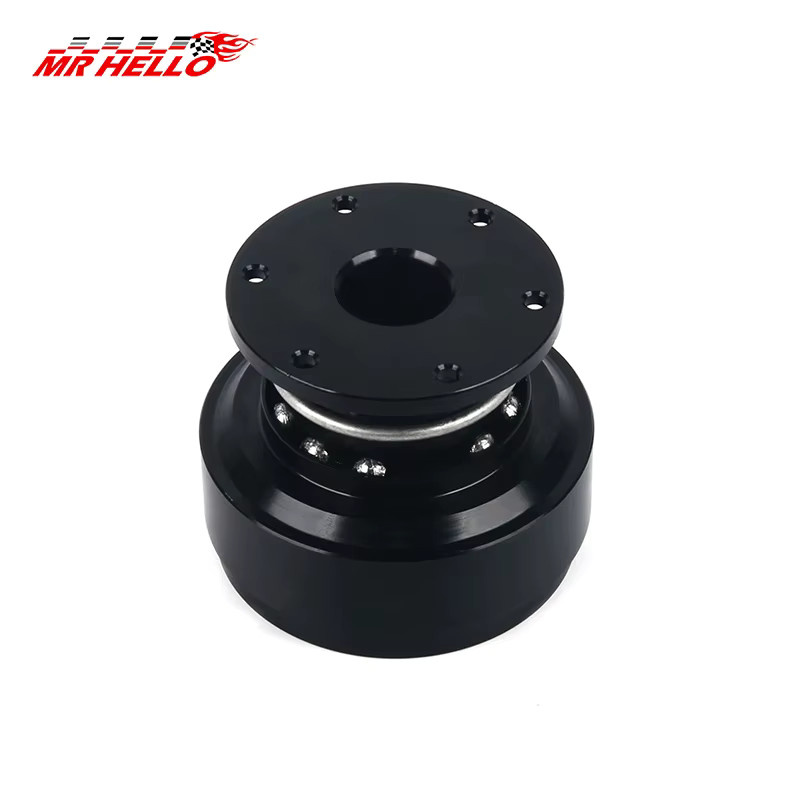 Simagic 6-Loch Racing Simulator Lenkrad Schnellspanner Nabenadapter in Schwarz für M10 A/Mini Euro Truck, 70 mm - Bild 3
