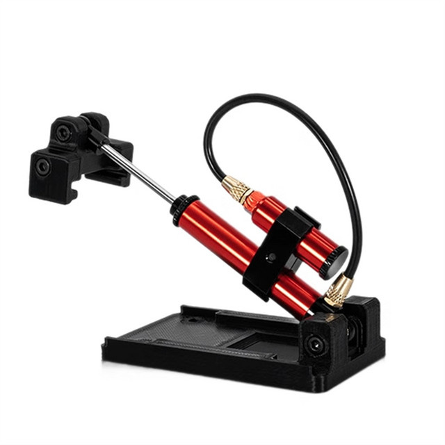 Thrustmaster T3PA Pro Pedal-Modifikationsset mit transparentem Pedalteil und verstellbarem hydraulischem Dämpfer-Set in Rot - Bild 1