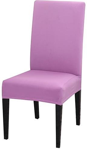 24er Set elastische Stuhlbezüge aus Spandex Stretch in Lichtlila für Esszimmer und Gastgewerbe - Bild 1