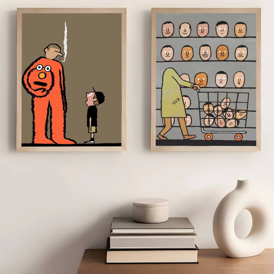 Anime J-Jean Art Jullien DIY Klebeposter abstrakte Wanddekoration mehrfarbig - Bild 4