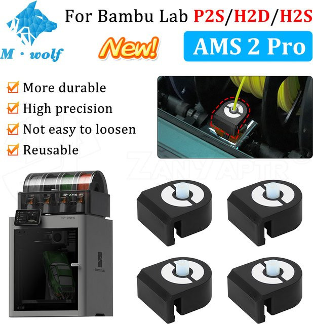 Bambu Lab Eingangsschutz für AMS 2 Pro in Schwarz, hochtemperaturbeständig für FDM 3D-Drucker - Bild 1