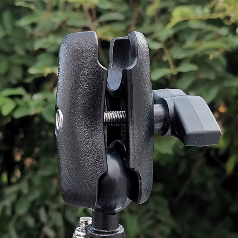 ERIKOLE RAM-Halterung Doppelsockel Kurzarm für 1 Zoll (25mm) Kugelkopf in Schwarz - Bild 3