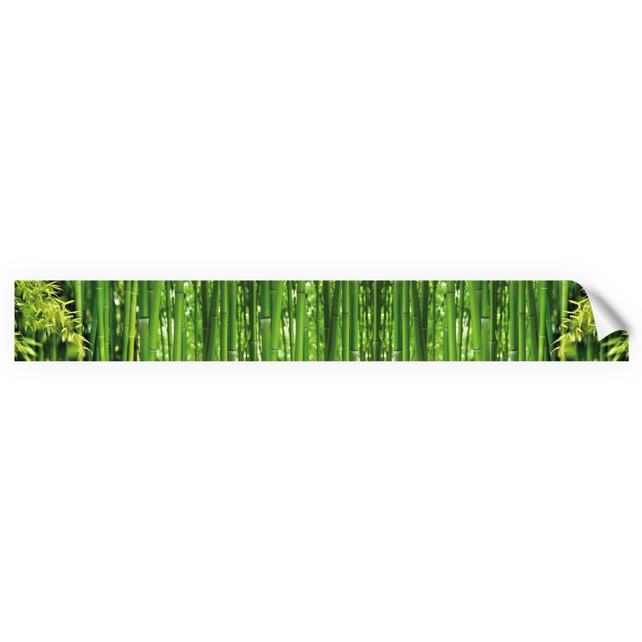 Myspotti Küchenrückwandfolie Bambus in Holzoptik, Selbstklebend, Farbe: Grün, B: 60 cm, L: 450 cm - Bild 2