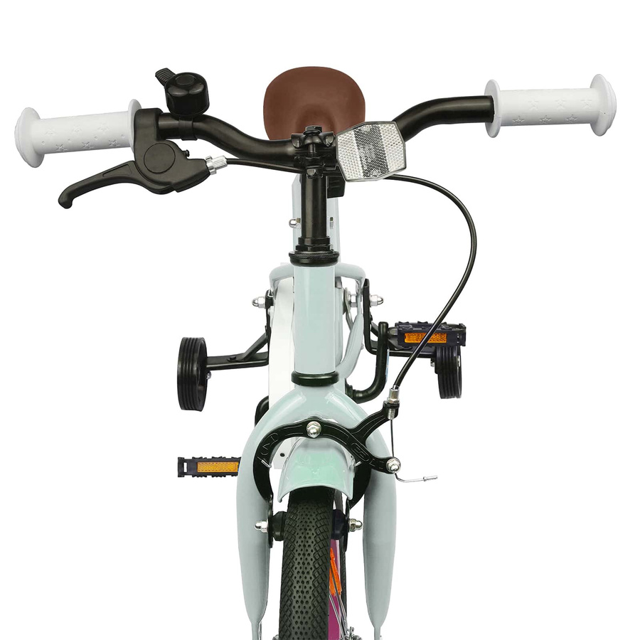 VD Home Furnishing Kinderfahrrad 14 Zoll Hellgrün für Alter 3-5 Jahre - Bild 1
