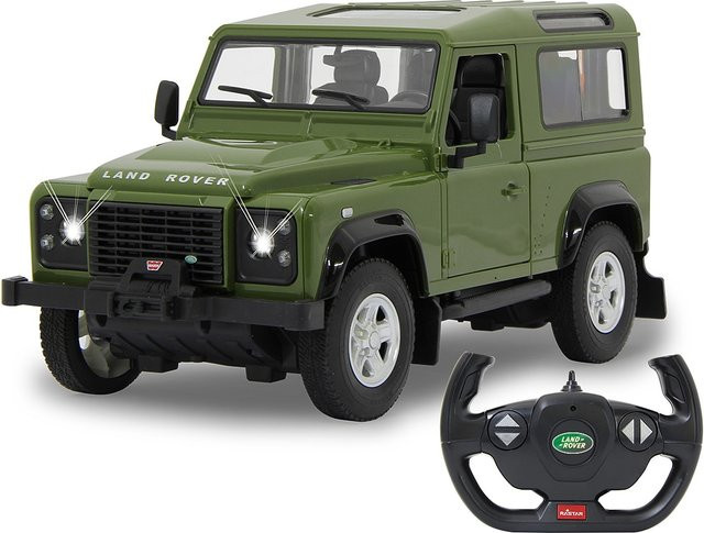 Jamara Land Rover Defender Spielfahrzeug 1:14 grün 2,4GHz manuell - Bild 1
