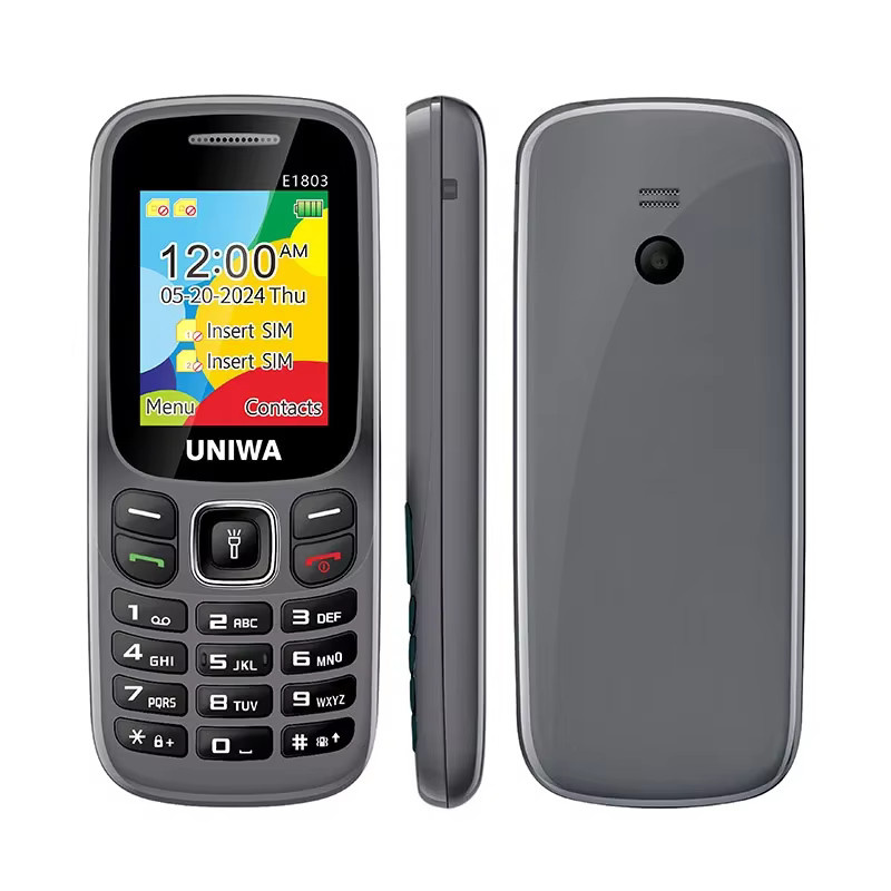 UNIWA E1803 2G Tastatur Telefon mit 1,77 Zoll Display und 800 mAh Akku in Blau oder Schwarz - Bild 4
