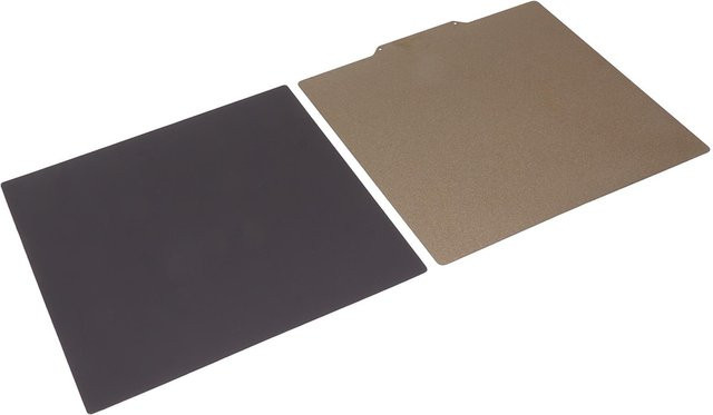 TOMTOP JMS Magnetische 3D-Drucker Bauplatte aus Federstahl, doppelseitig PEI pulverbeschichtet, Farbe: Schwarz, B/T: 25,5 x 25,5 cm - Bild 1