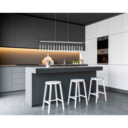 Näve LED-Pendelleuchte Nobilis in Grau, B/T/H: 6 x 6 x 100 cm - Bild 2