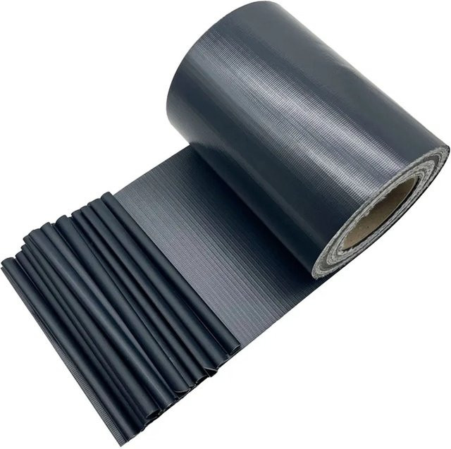 Karat PVC Sichtschutzstreifen für Gartenzäune, blickdicht, Anthrazit, Breite: 19 cm, Länge: 35 m - Bild 1