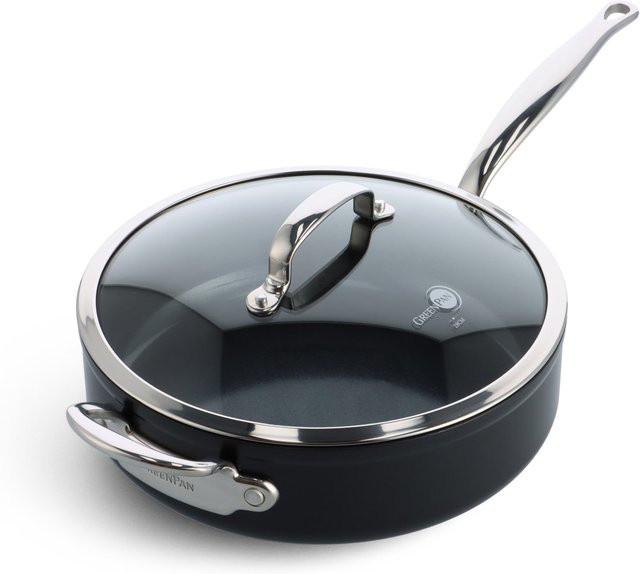 Green Pan Barcelona Pro Schmorpfanne Schwarz Durchmesser: 28 cm - Bild 1