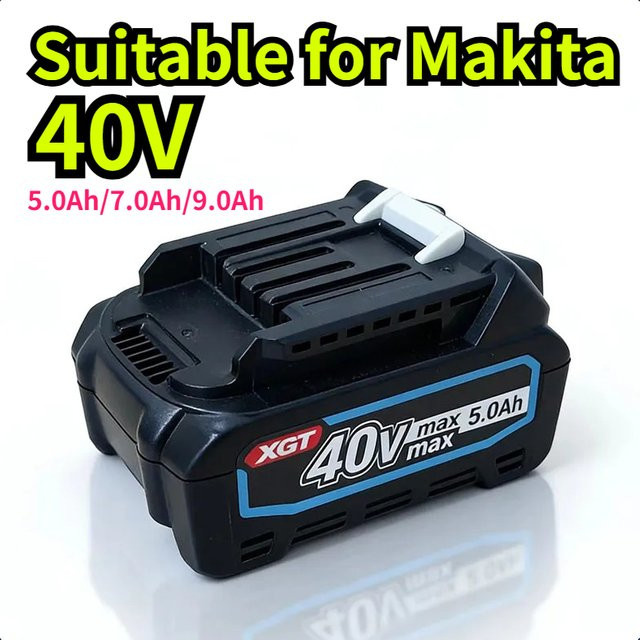 Makita Lithium-Ionen-Akku 40 V 5,0 Ah in Schwarz für Elektrowerkzeuge - Bild 1