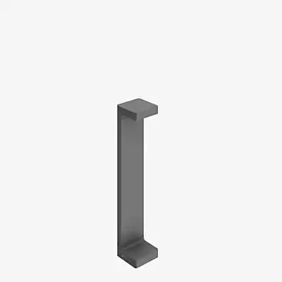 Flos Casting C LED Sockelleuchte in Anthrazit, B: 10 cm, H: 50 cm