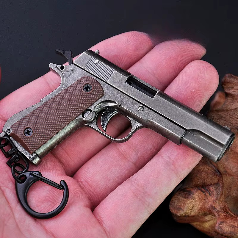 Schlüsselanhänger Miniatur-Waffen 1911, Halblegierung, Herren - Bild 3