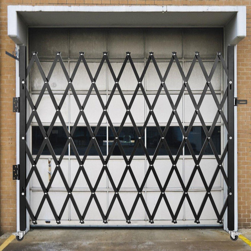 Buying Solutions MB Faltbares Sicherheitstor aus Stahl in Schwarz, B: 229 cm, H: 198 cm - Bild 8