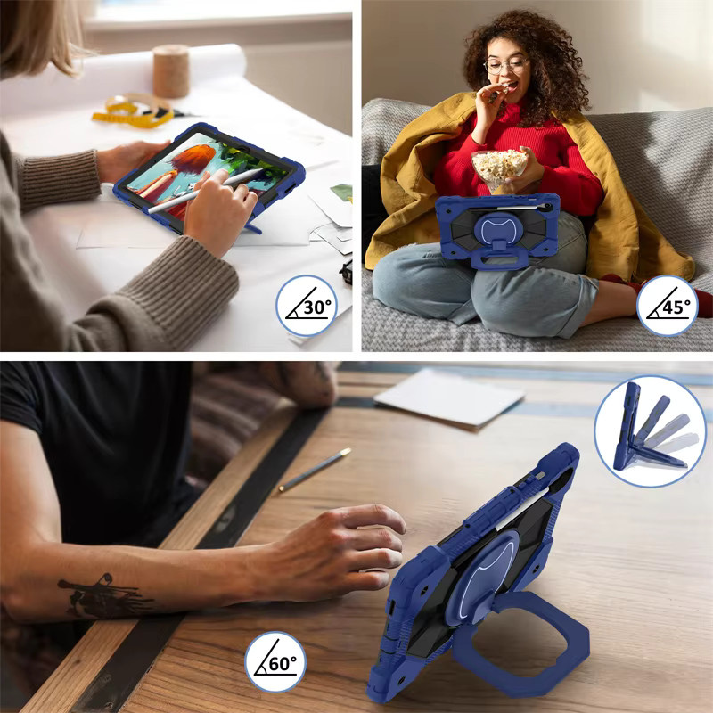 Samsung Galaxy Tab S10 Lite FE Schutzhülle Heavy Duty Tablet Case in Blau, Grün oder Lila - Bild 4