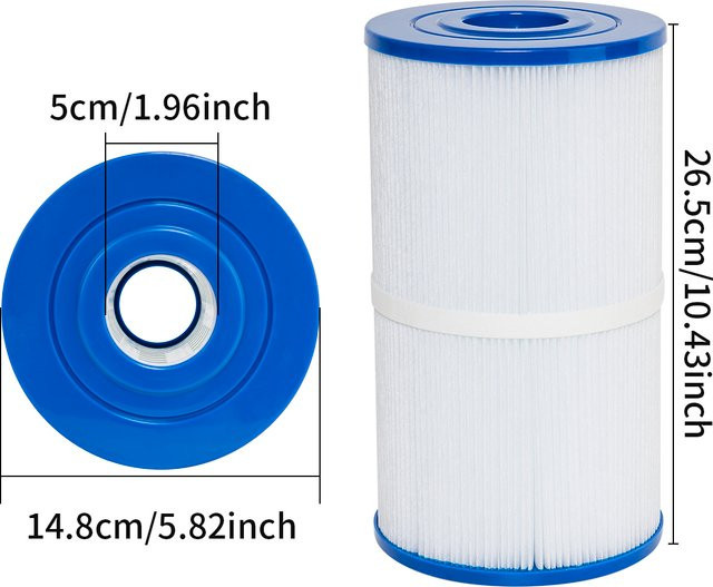 Spa-Poolfilter Kartusche in Weiß für PWK30, C-6430 und Watkins 31489 FC-3915 - Bild 1