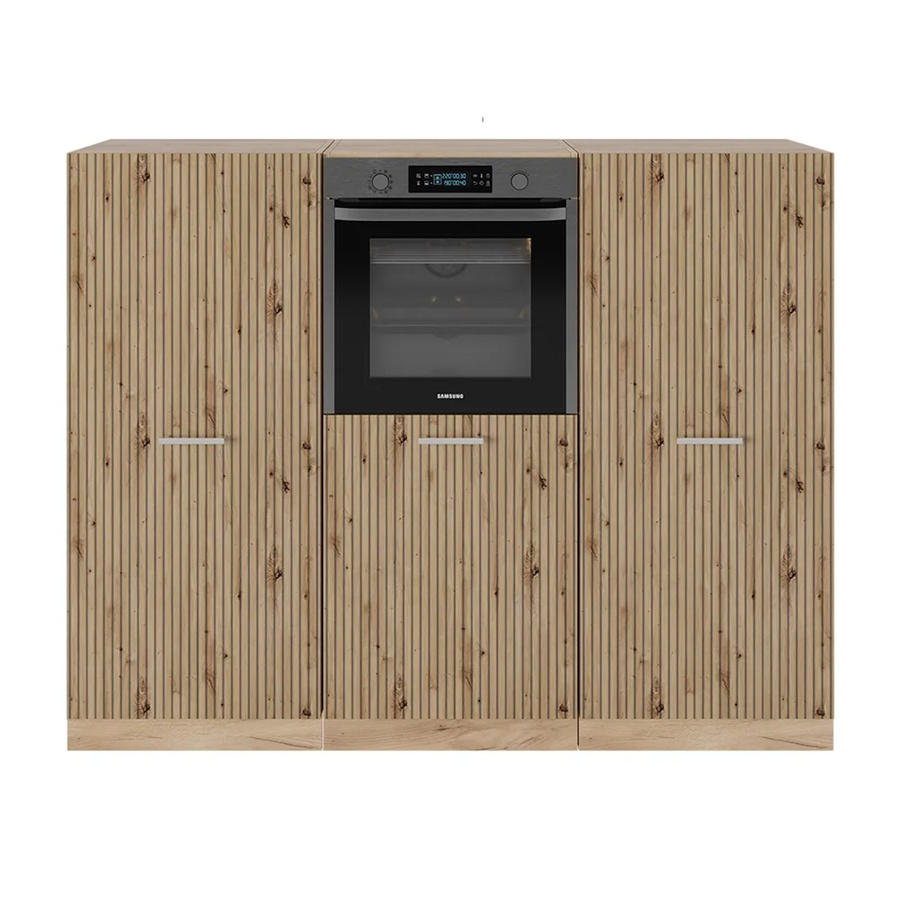 Vicco R-Line Küchenblock Artisan-Eiche/Goldkraft Eiche, Breite: 180 cm - Bild 2