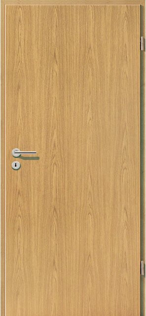 GetaDoor Zimmertür Dekor Eiche Hell Holznachbildung, Farbe Braun, Anschlag Rechts, B: 98,5 cm, H: 198,5 cm - Bild 1