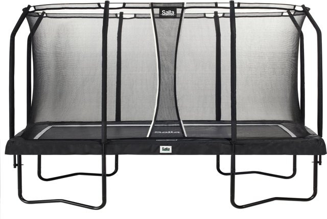 Salta Premium Black Edition Rechteckiges Trampolin mit Sicherheitsnetz Schwarz B/T: 396 x 244 cm - Bild 1