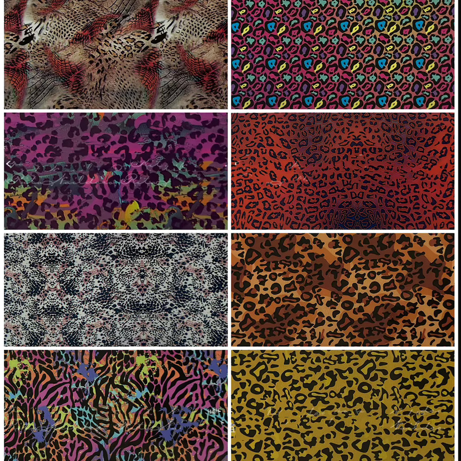 MAFANAILS Nagelfolie Leopardenmuster, 10 Rollen, 4x50 cm, Unisex - Bild 4