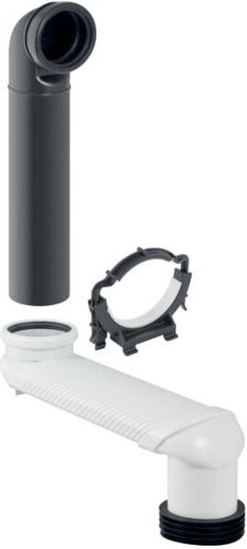 Geberit Monolith Set Versprungbogen für Wand-WC in Grau - Bild 1