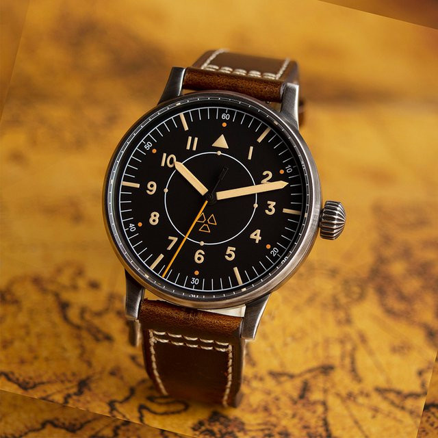 Hruodland Armbanduhr, Automatik, Edelstahl, Schwarz, Herren - Bild 1