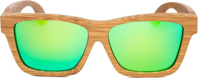 Avery AVSG710026 Sonnenbrille, Damen, Vollrand, Cat-Eye, Wood, Brown, Green - Bild 1