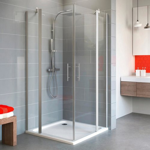 Schulte Eckdusche Alexa Style 2.0 in Transparent mit Duschwanne, B/T/H: 90 x 90 x 192 cm - Bild 1