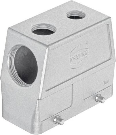HARTING Tüllengehäuse 19 62 816 0530 19628160530 aus Aluminium in Silber - Bild 1