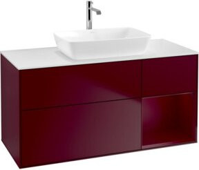 V&B Waschtischunterschrank Finion in Weiß lackiert, Breite: 120 cm, Tiefe: 50,1 cm, Höhe: 50,1 cm - Bild 1