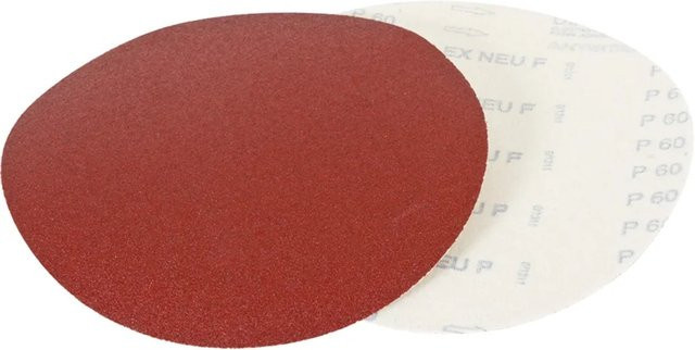 Holzmann Klettschleifteller-Aufnahme Selbstklebend für BT46, Durchmesser: 150 mm, Farbe: Rot - Bild 1