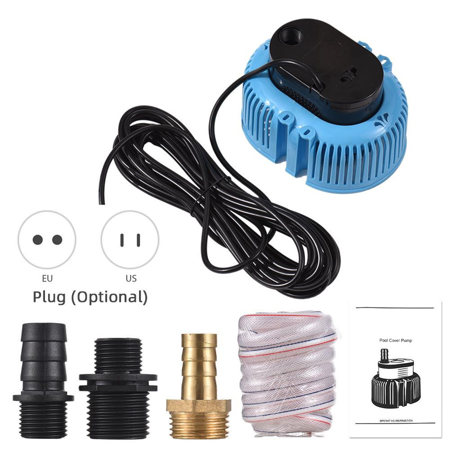 Artleeh Tauchpumpe als Poolabdeckungspumpe und Sumpfpumpe in Blau mit 75 W und 2000 l/h Förderleistung - Bild 2