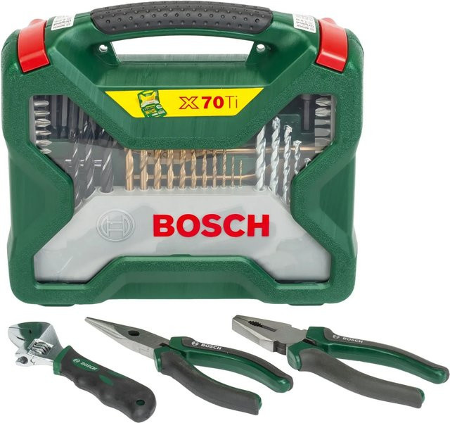 Bosch Zubehörbox X-Line 70-teilig in Grün mit Bohrer, Schraubendreher-Bits und Steckschlüsseln - Bild 1