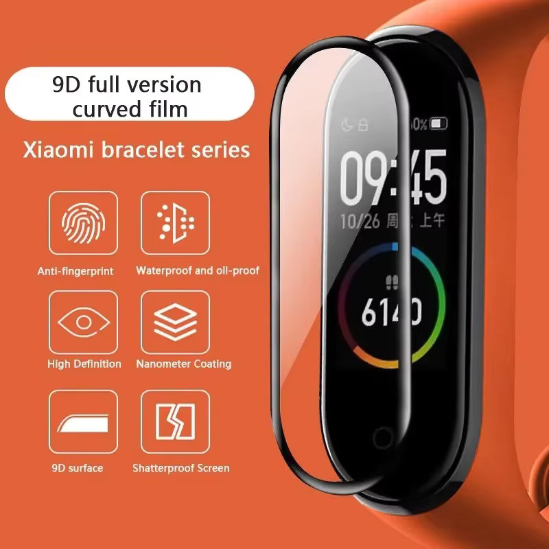 Xiaomi Displayschutzfolie für Mi Band 9 10, flexibler und kratzfester Schutzfilm in Transparent - Bild 5