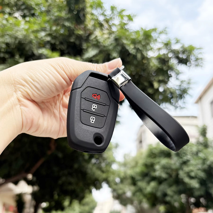Silikon Schlüsselhülle für SAIC MAXUS T60 LDV V80 G10 T70 T90 Fernbedienung in Schwarz - Bild 2