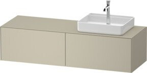 Duravit Waschtischunterschrank White Tulip in White, B: 160 cm, T: 55 cm, H: 40,8 cm - Bild 1