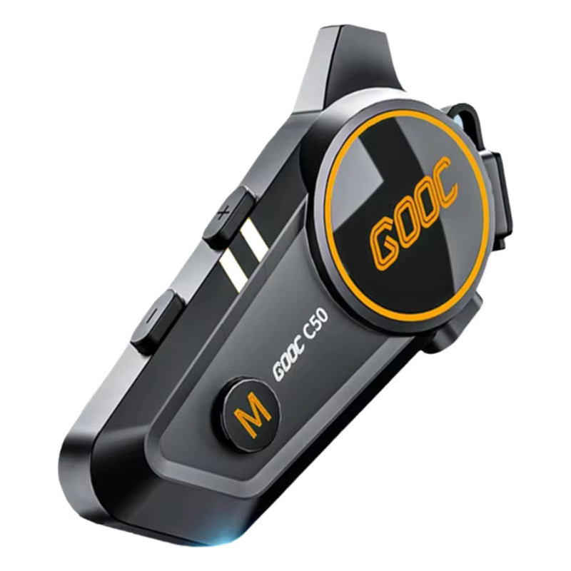C50 Motorrad-Bluetooth-Helm-Headset V5.3 mit IPX6 Wasserdichtigkeit und Multi-Point-Verbindung für 2 Telefone in Schwarz - Bild 6