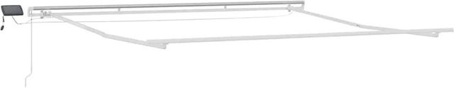 vidaXL Markisenrahmen mit LED-Lichtleisten aus Aluminium in Weiß B/T: 450 x 350 cm - Bild 1