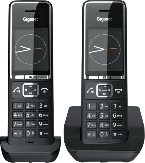 Gigaset Comfort 550 Duo Schnurlos Telefonset in Schwarz mit Caller ID - Bild 1