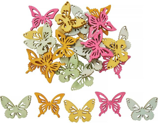 Rayher Streuteile Schmetterling Bailee aus Holz in Multicolor - Bild 1