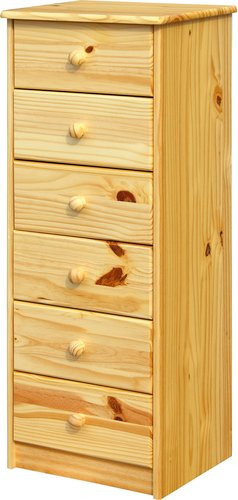 Möbilia Kommode aus Massivholz Kiefer in Beige Natur - Bild 1