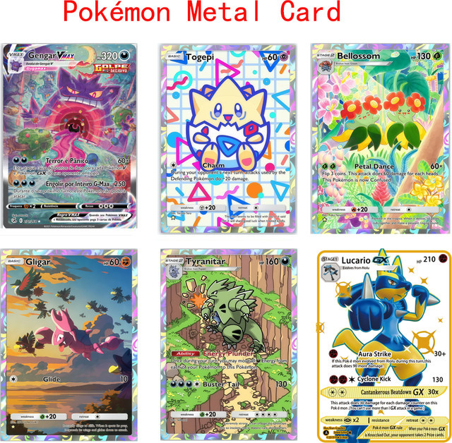 Bandai Pokémon Metall-Karte, Einzelfigur, Bunt / Mehrfarbig - Bild 1